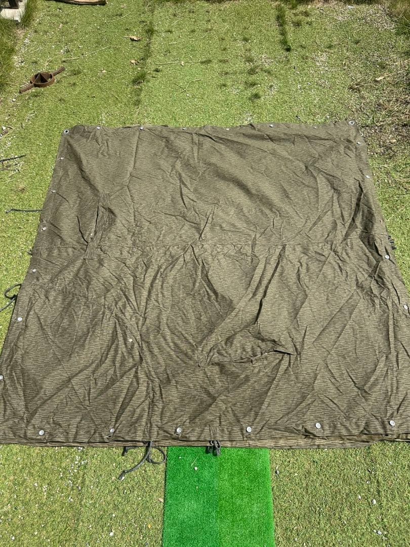 東ドイツ軍幕６枚セット　ポンチョテント　パップテント　軍幕タープ　　1枚バラ売り