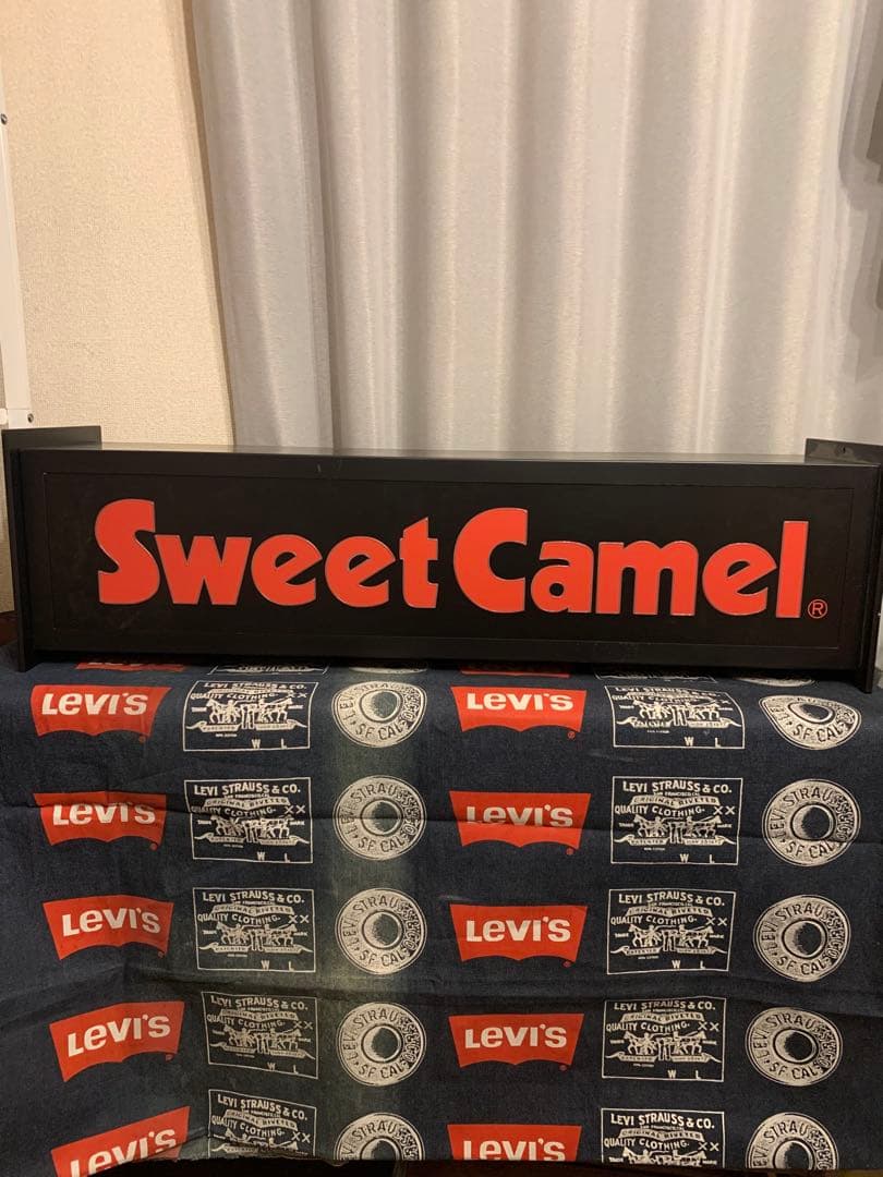 送料無料☆Sweet Camel 大型看板　デニム　スウィートキャメル　電飾看板