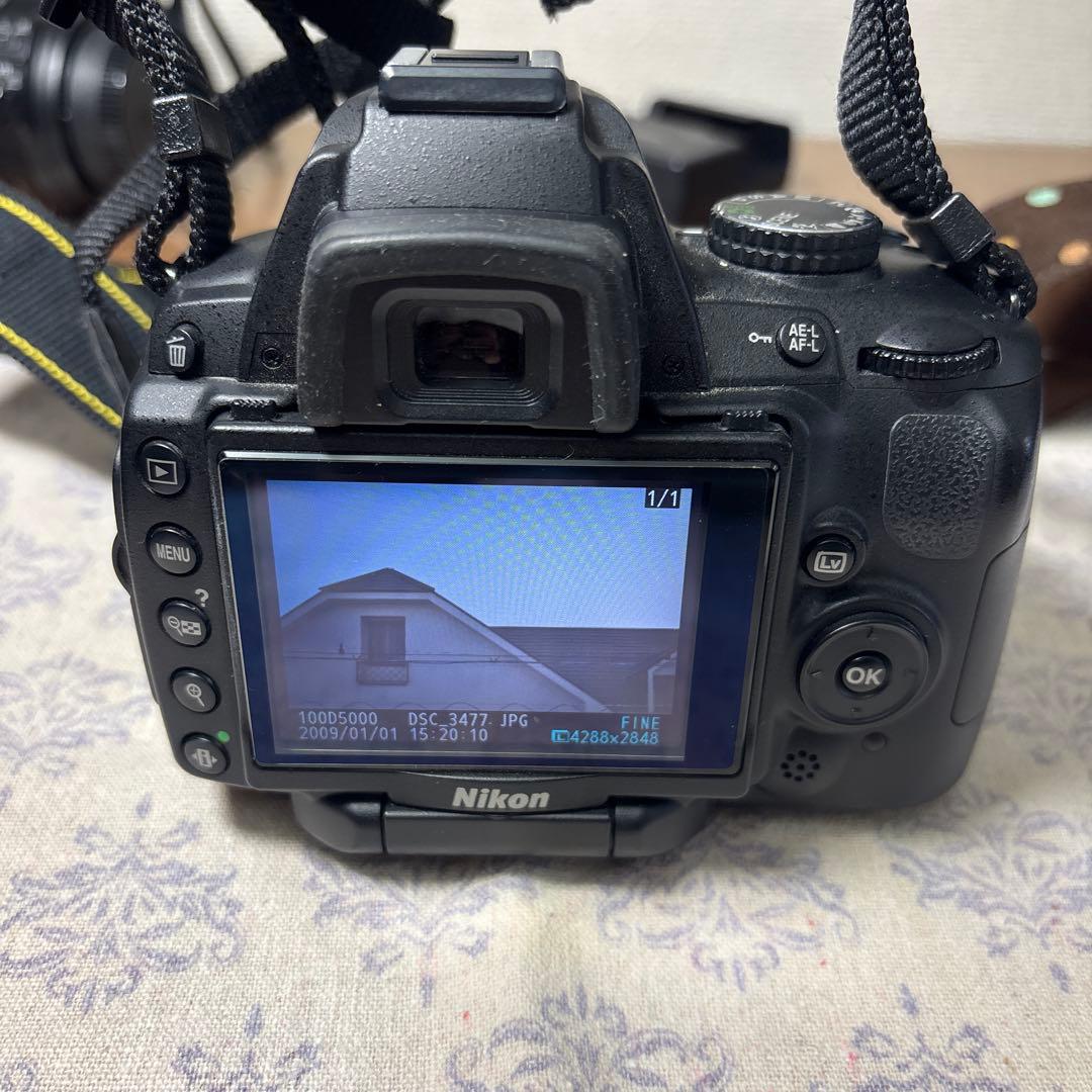 Nikon D5000 デジタル一眼レフカメラmi-na バッグストラップセット