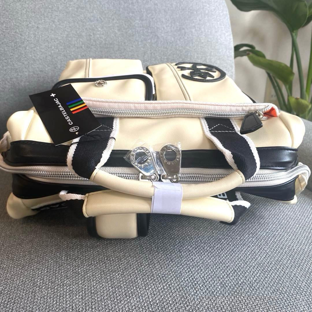 【未使用品】カステルバジャック　スクエアリュック　ドミネ　ホワイト