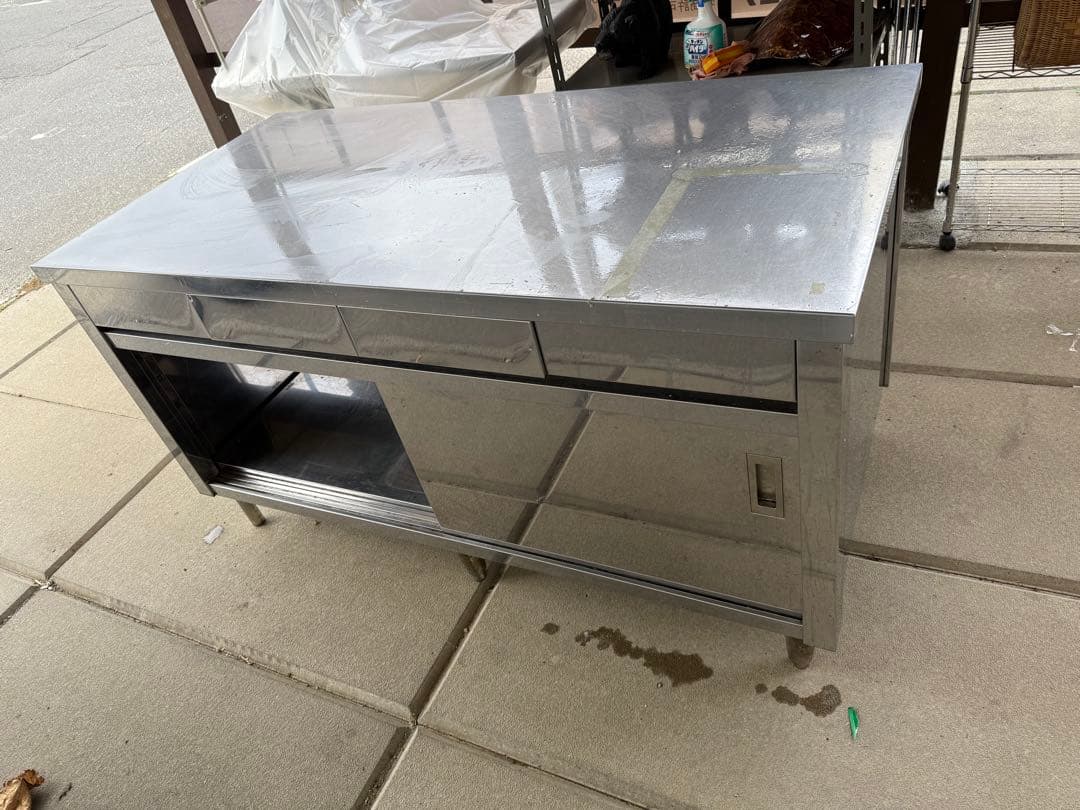 ステンレス製作業台 引き出し付き