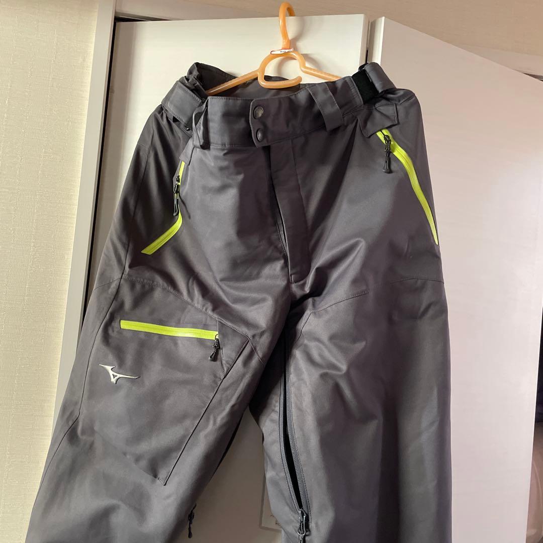 Mizuno スキーウェア グレー ブラック SAJロゴ