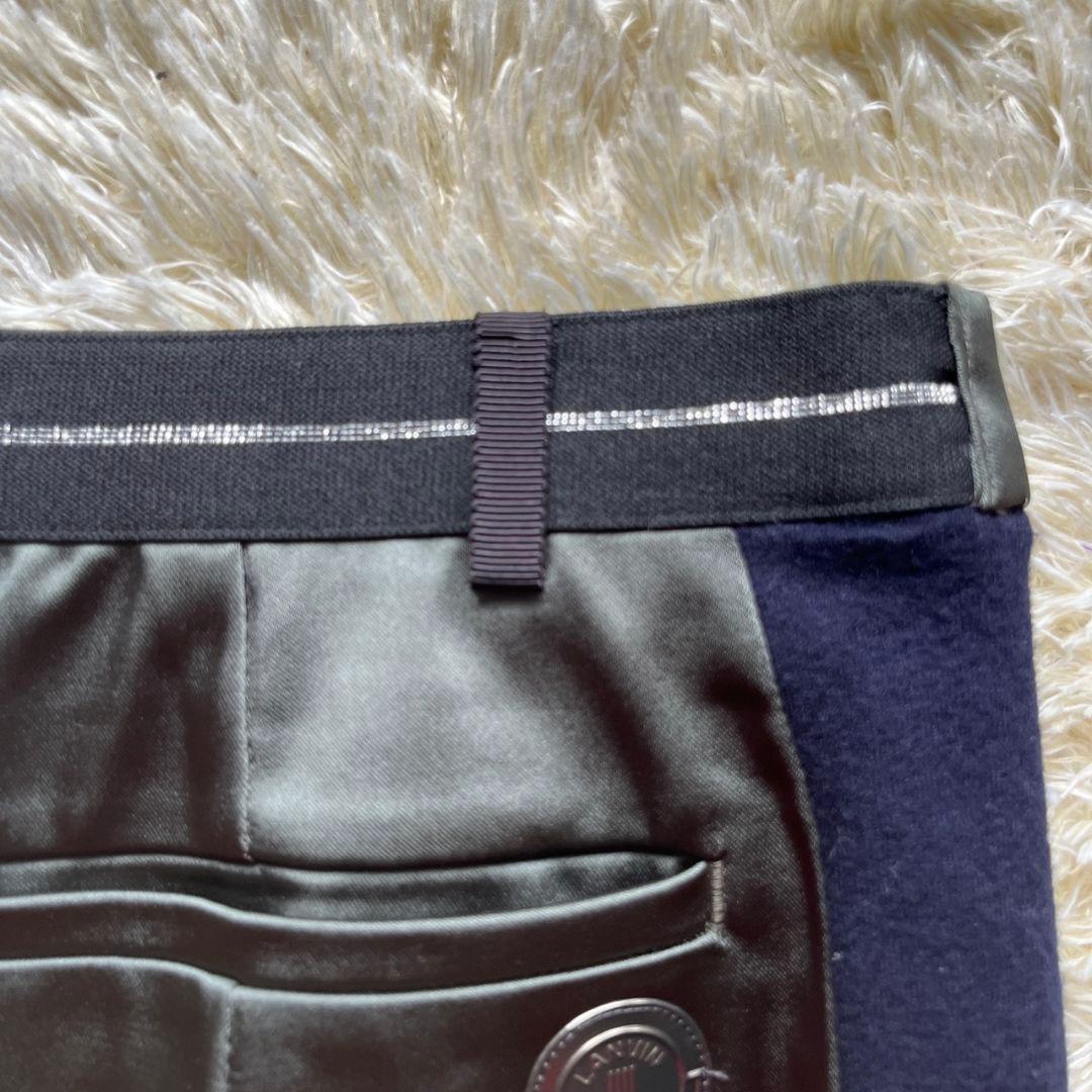 美品　ランバンスポール　ゴルフウェア　タイトスカート　スコート　光沢　タイト