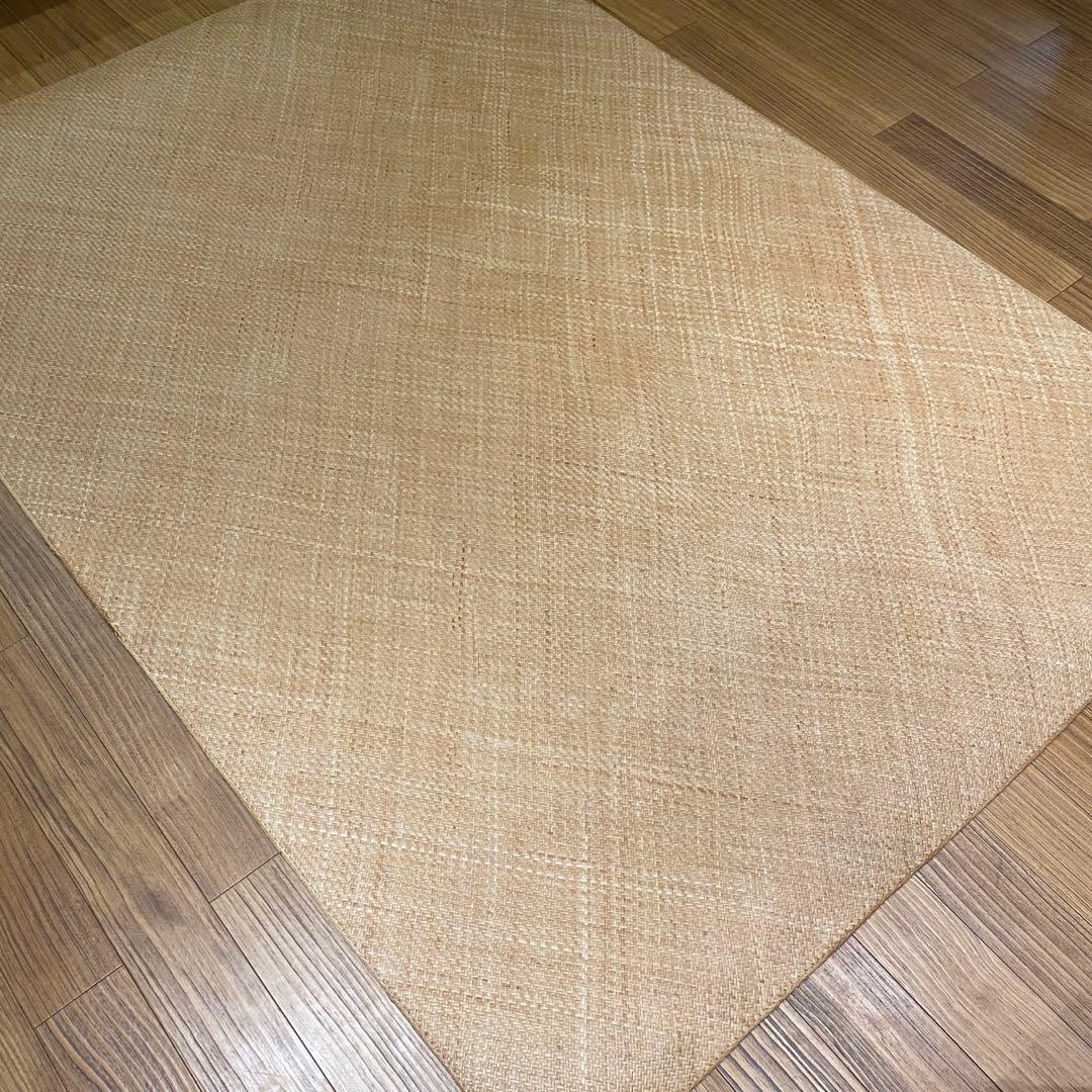 籐あじろ ラグ ロンティ 140×200cm 籐敷物 籐100％ インドネシア産