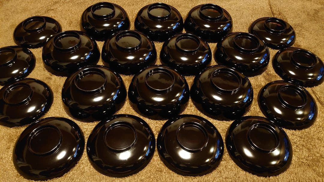 輪島塗　漆器　蒔絵　蓋椀　蓋物　蔵出し　１０客