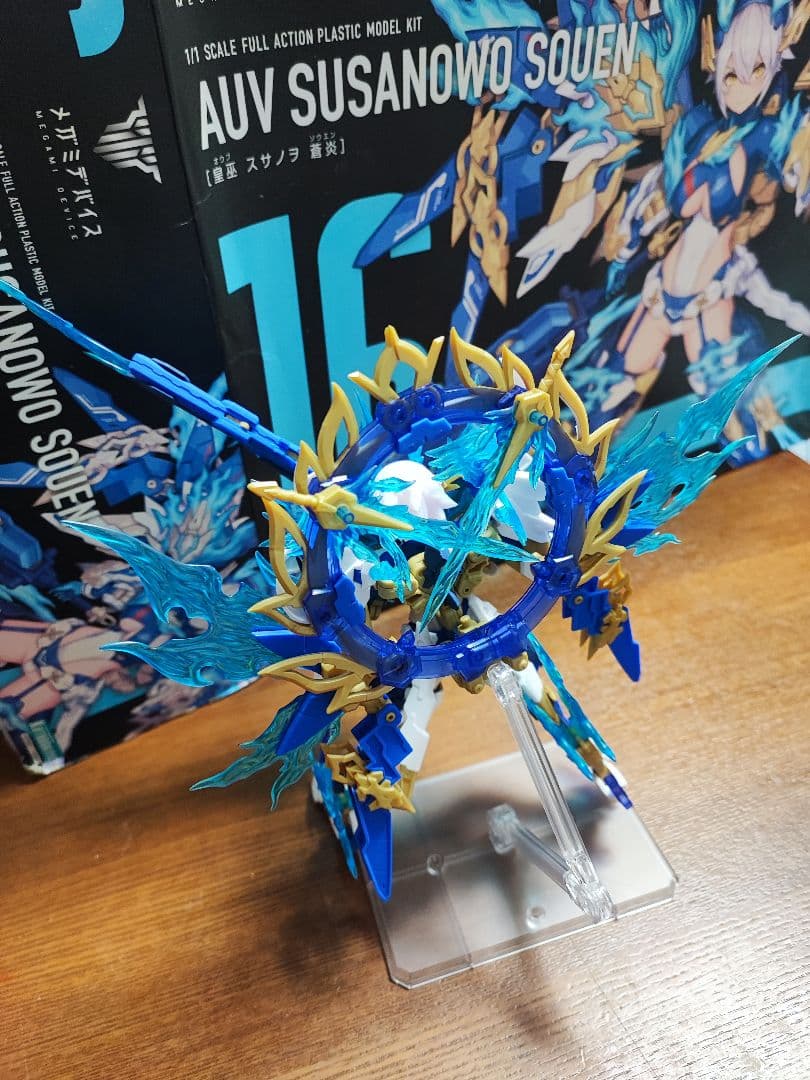 コトブキヤ メガミデバイス 皇巫 スサノヲ 蒼炎 完成品