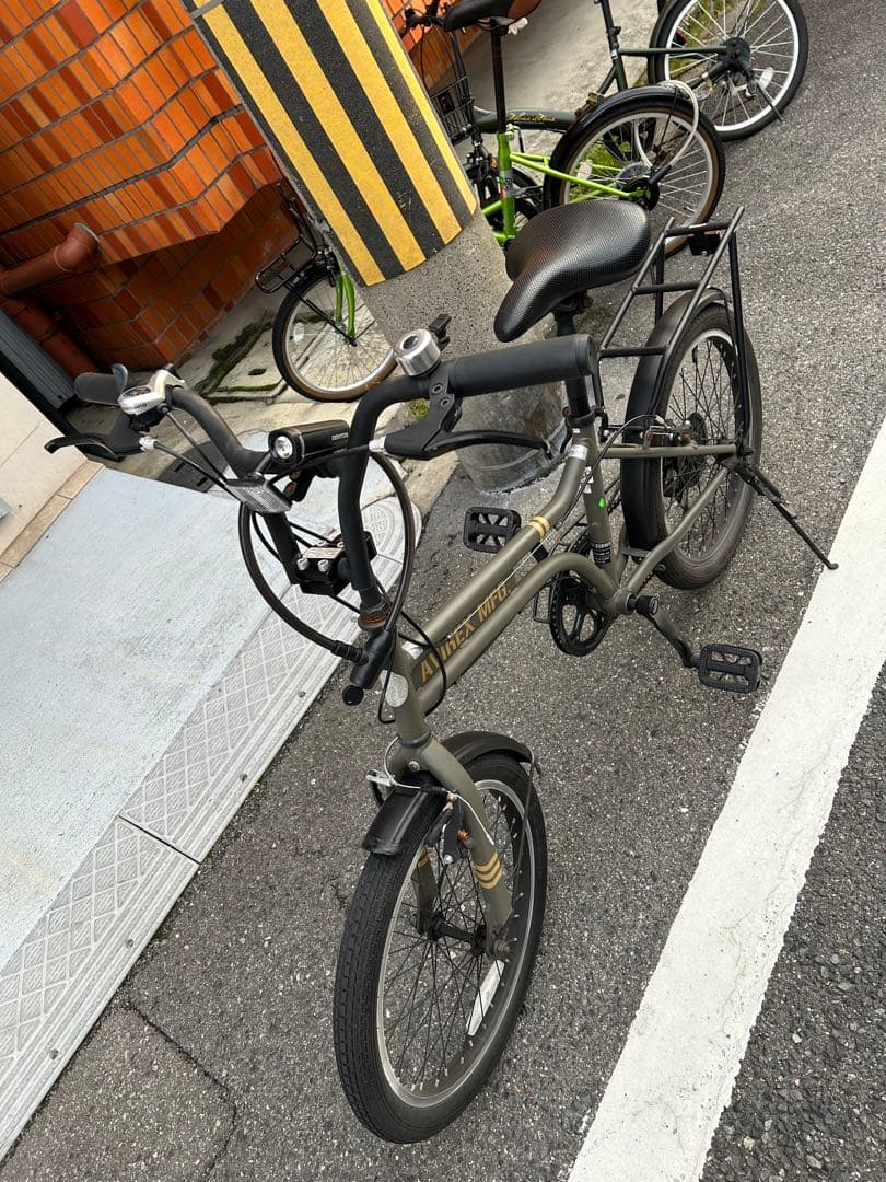 アビレックスAVIREXミニベロ ’AV-206MX BMX風小径車　オリーブ