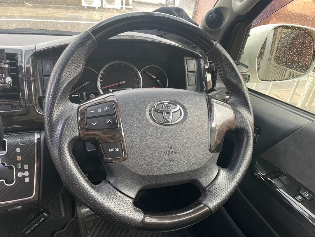 マホガニー調 インパネ ハイエースワゴン