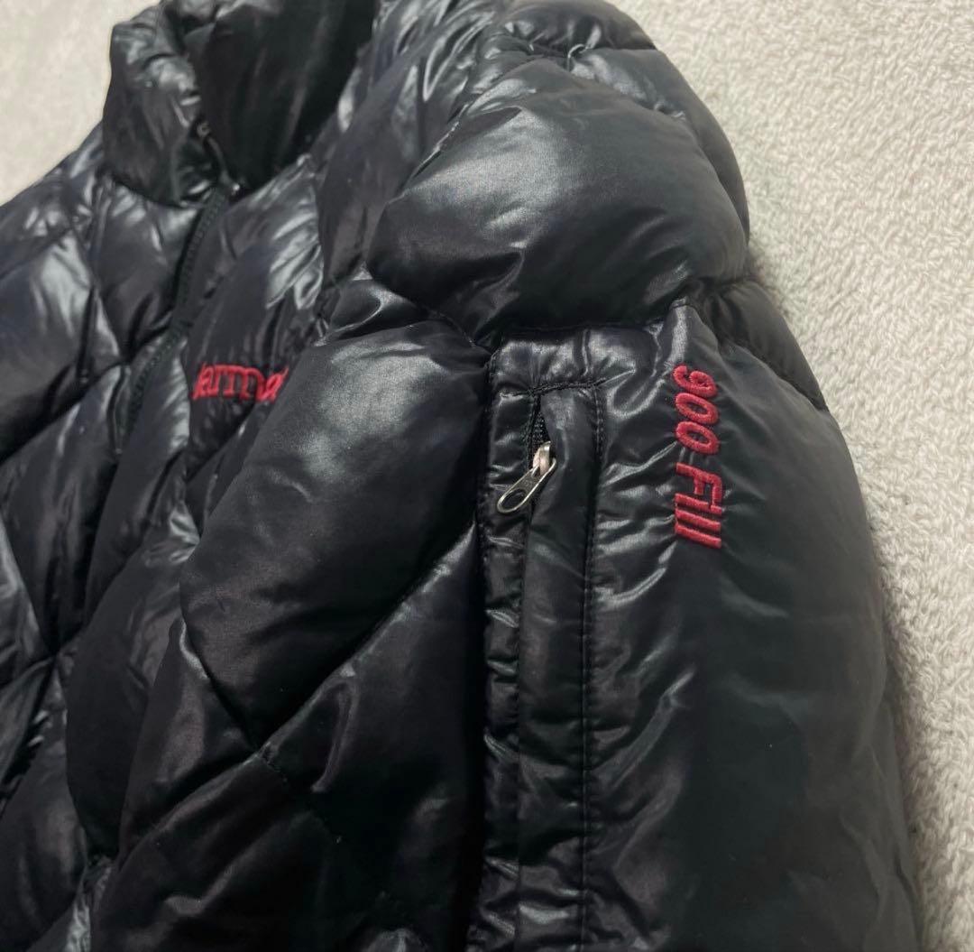 美品/marmot/マーモット/900FPキルティング/ダウンジャケット/黒/M