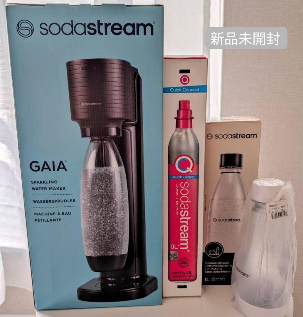 【新品】ソーダストリーム GAIA スターターキット特別パッケージ ブラック