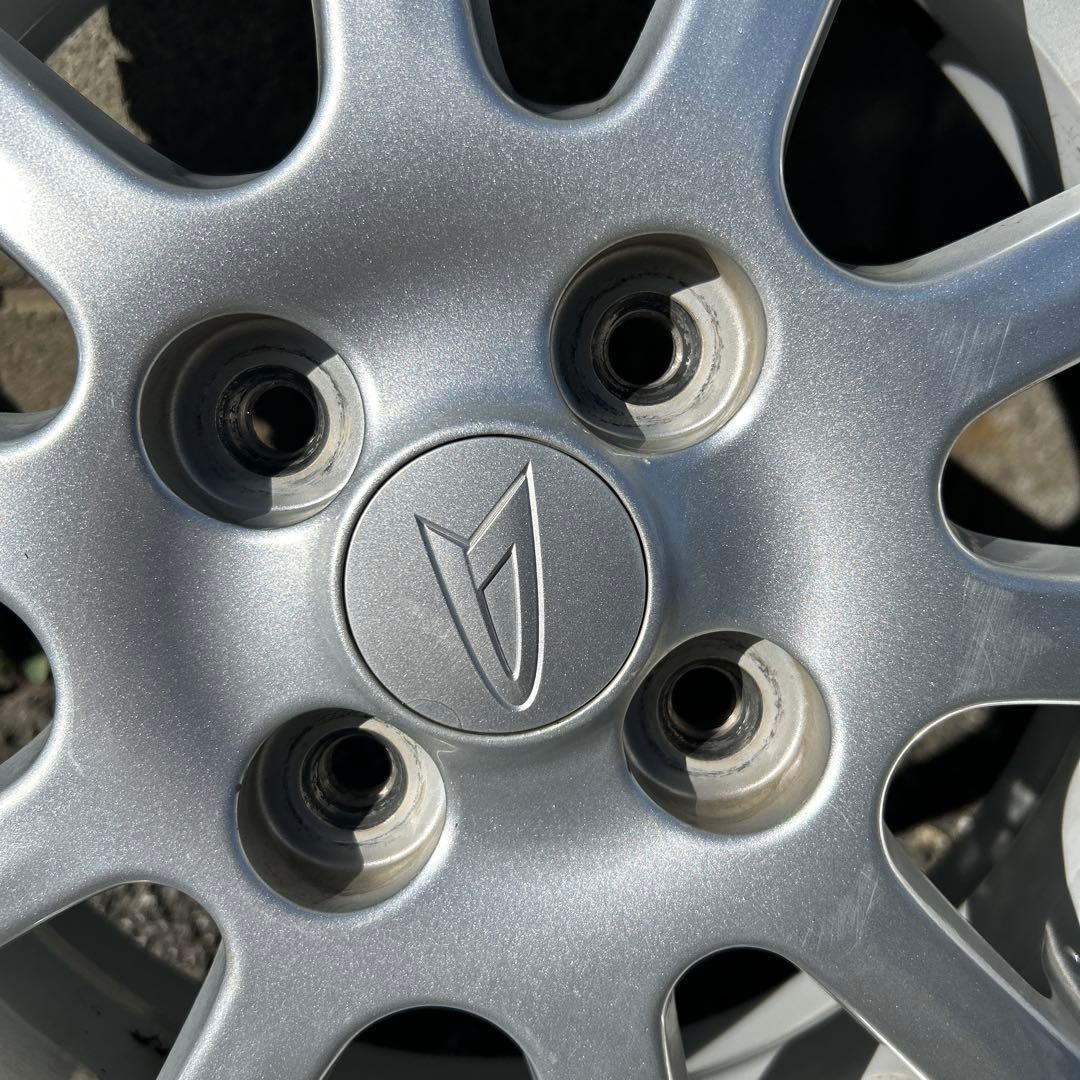 【ダイハツ純正品】アルミホイールと2020年製造スタッドレス４本セット②２本分