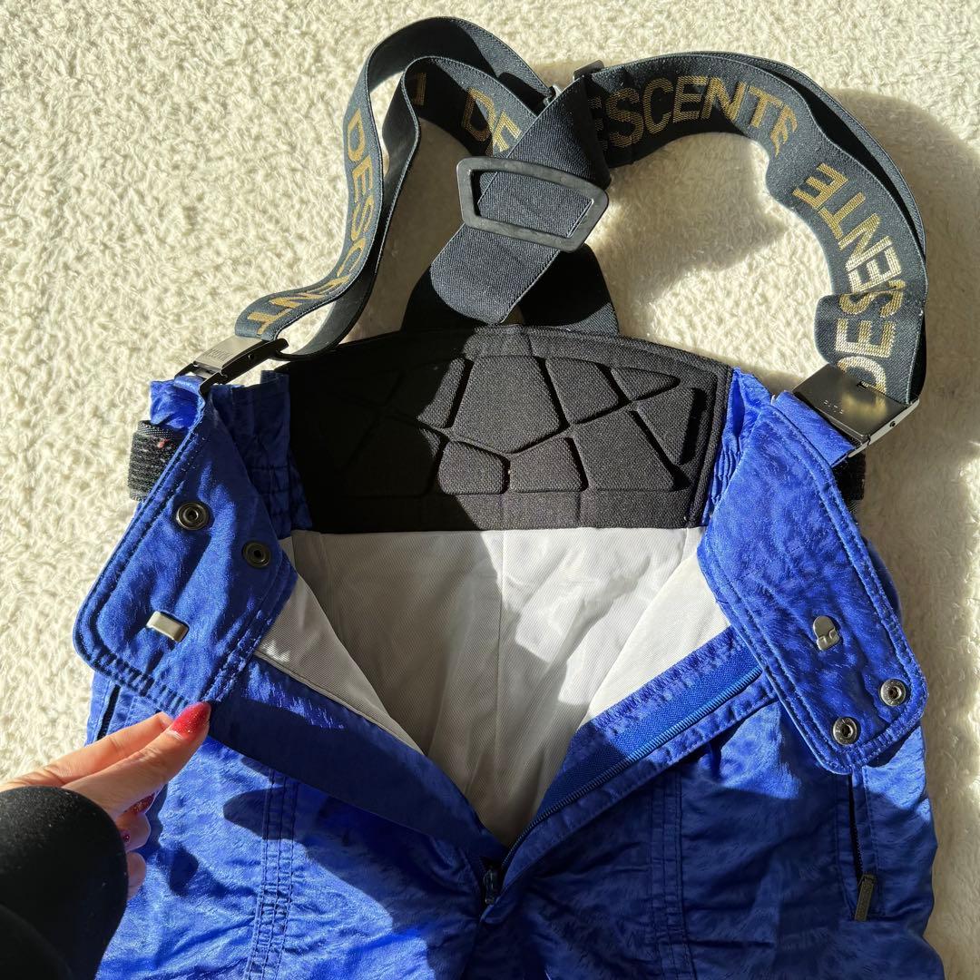デサント スキーウェア 上下 洗える ウィンタースポーツ 男女兼用 M ブルー