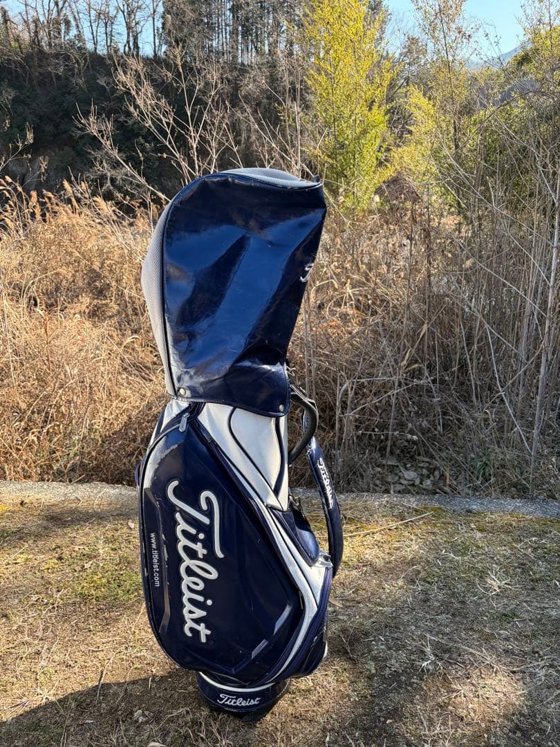 Titleist キャディバッグ ネイビー/ホワイト