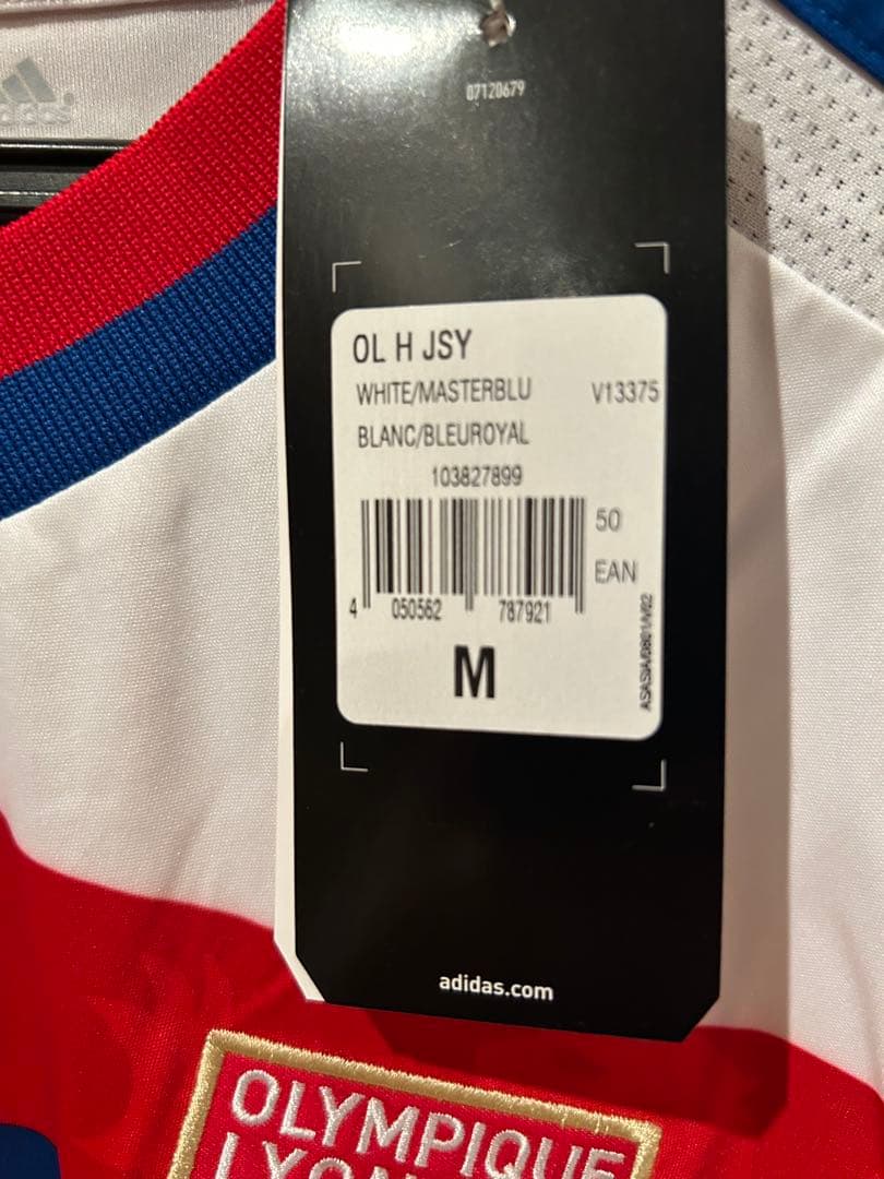 アディダスOlympique Lyonnais サッカーシャツ M