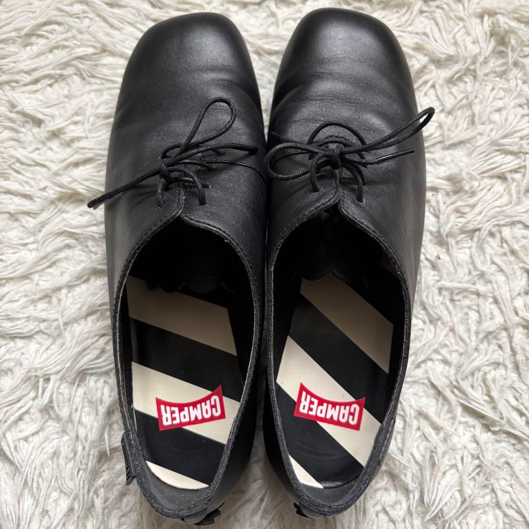 【極美品】CAMPER カンペール　カシマイラ　フラットシューズ　38 ブラック