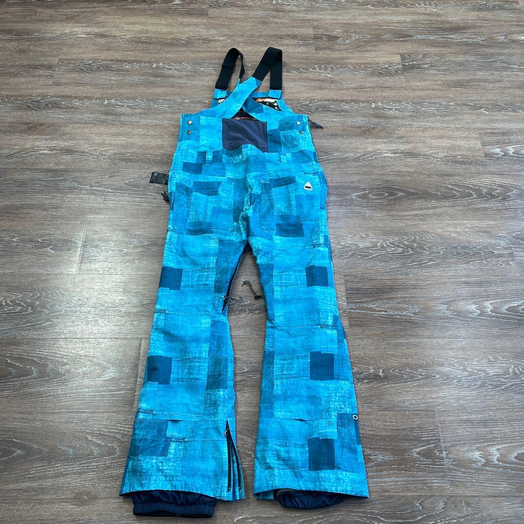 バートン ゴアテックス ビブパンツ スノボウェア つなぎ ブルー　S レディース