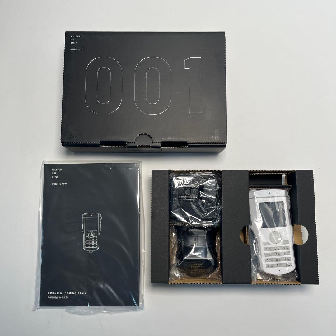 ウィルコム WS001IN \"TT\" グリーン ホワイト ブルー３色セット