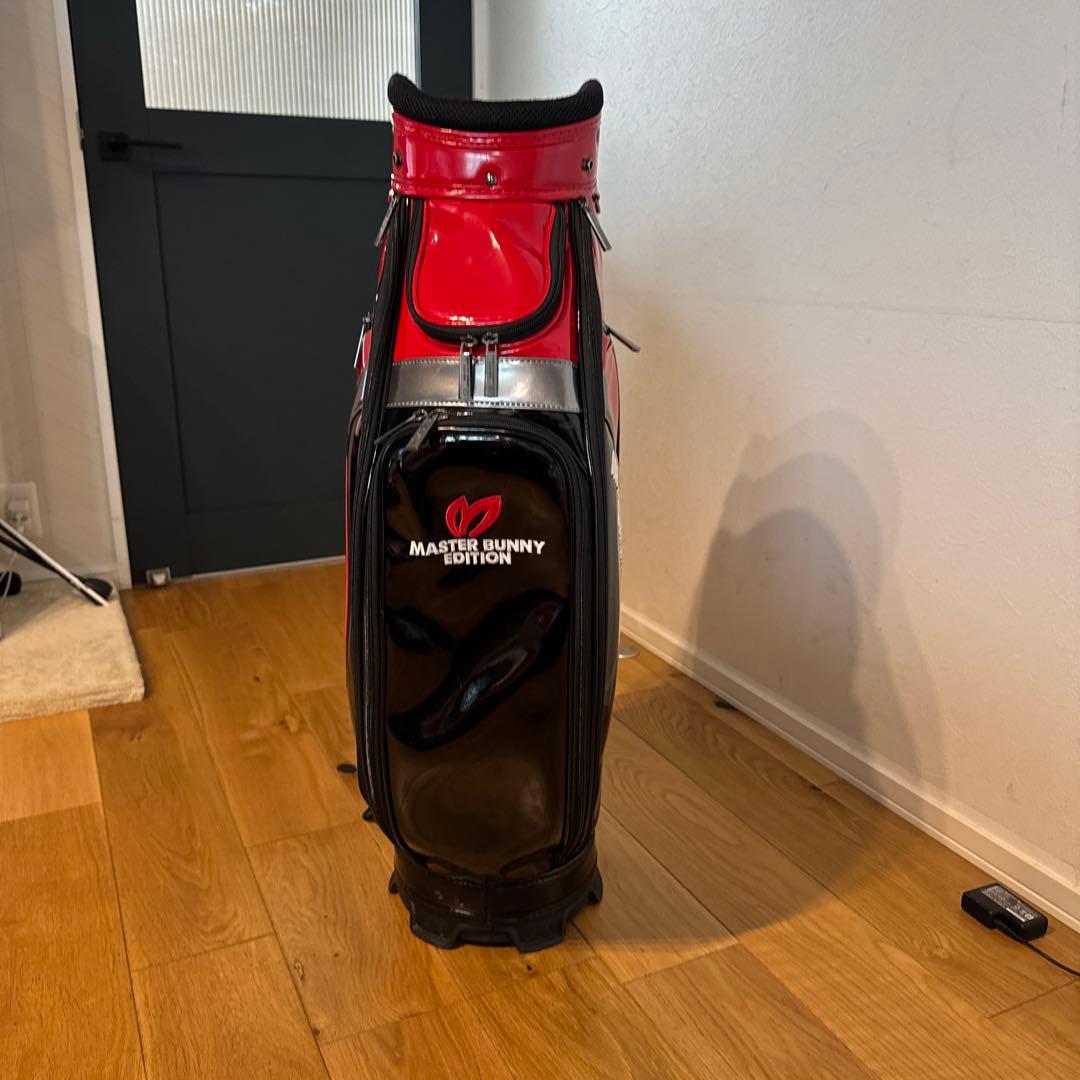 MASTER BUNNY EDITION キャディバッグ 赤黒