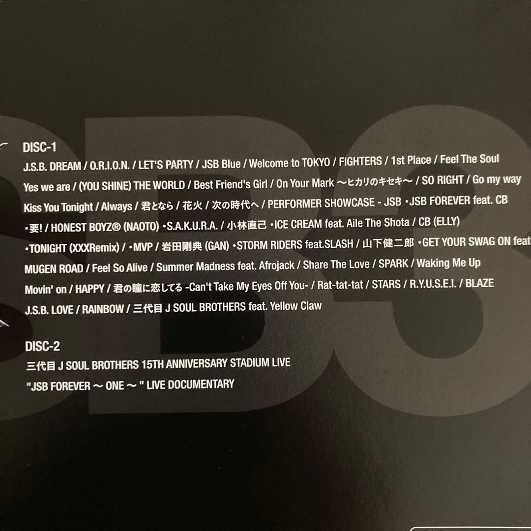 ミュージシャン JSB FOREVER DVD