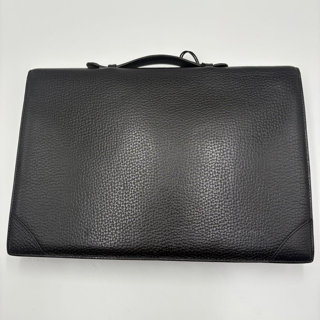 【良品✨】LOEWE ロエベ　ハンドバッグ　ビジネスバッグ　アナグラム　鍵　黒