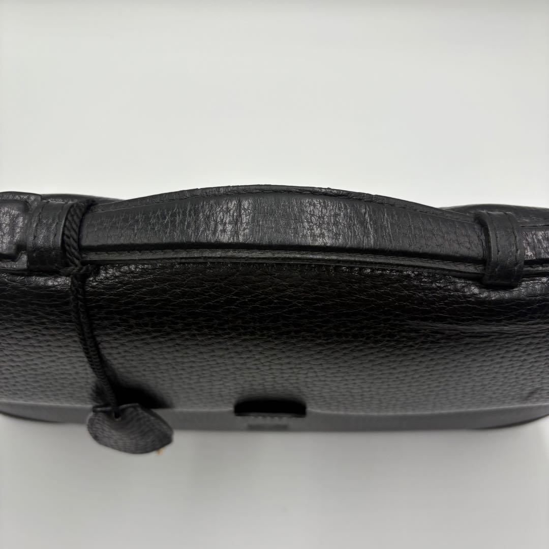 【良品✨】LOEWE ロエベ　ハンドバッグ　ビジネスバッグ　アナグラム　鍵　黒