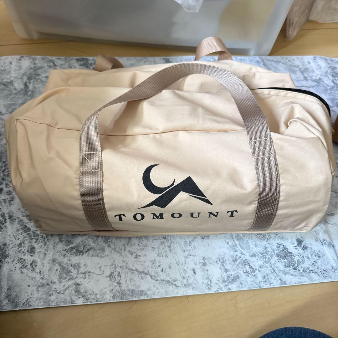 TOMOUNT キャンプ収納バッグ ベージュ
