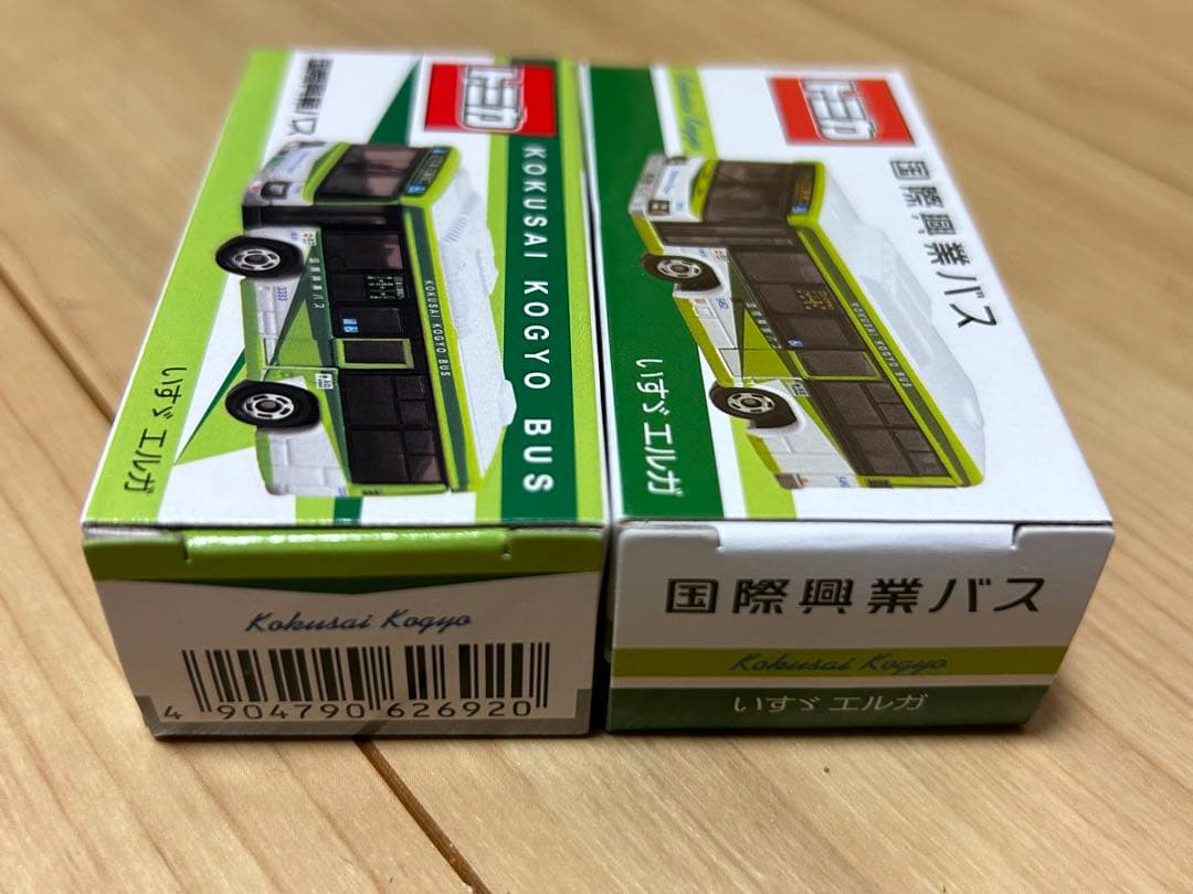 激レア 特注トミカ 国際興業バスオリジナル いすゞ エルガ 新品未開封 2台
