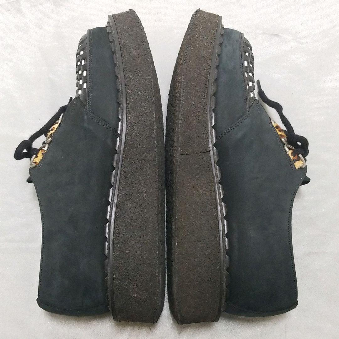 ジョージコックス ギブソン ラバーソール RNA別注 黒 白 レオパード 23