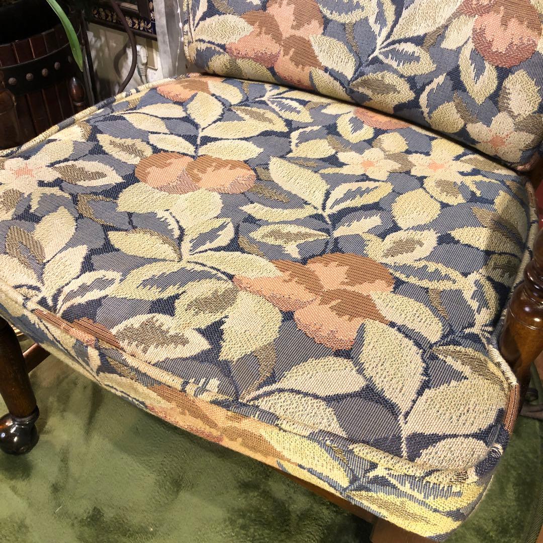 Sale 美品　カリモク　ヴィンテージ　ボールキャスター　 コロニアル チェア