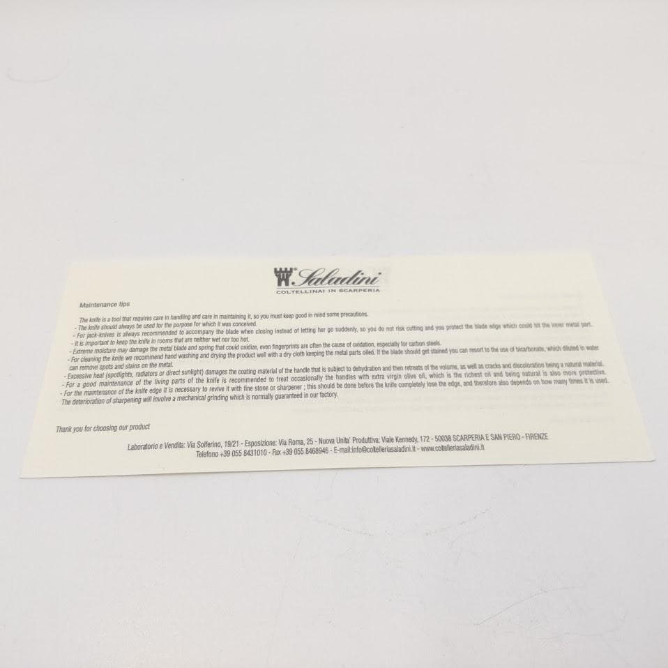 Saladini サラディーニ カトラリー ナイフ フォーク セット ホワイト