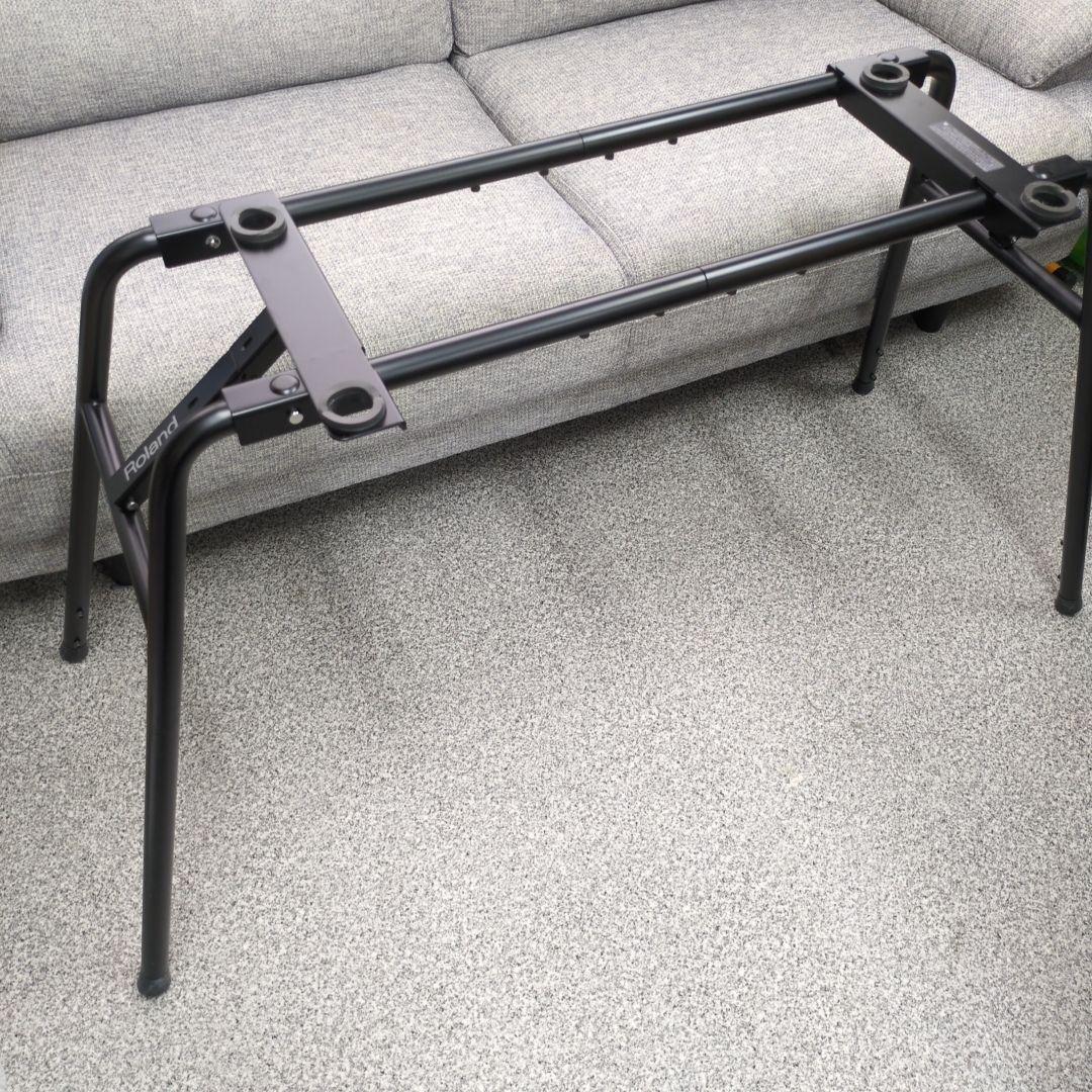 Roland キーボードスタンド 折りたたみ式 ブラック