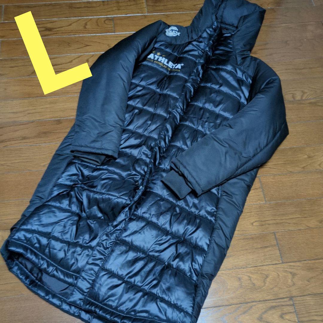 ATHLETA ベンチコート Lサイズ　ブラック
