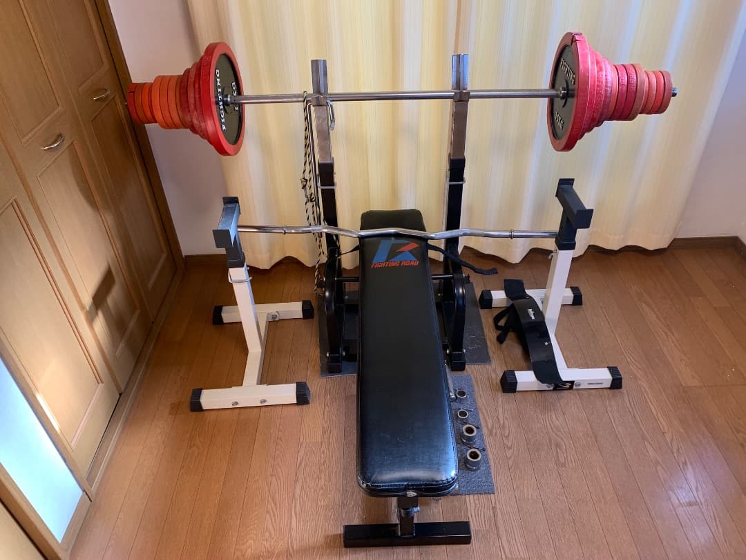 120kgベンチプレス台もろもろセット