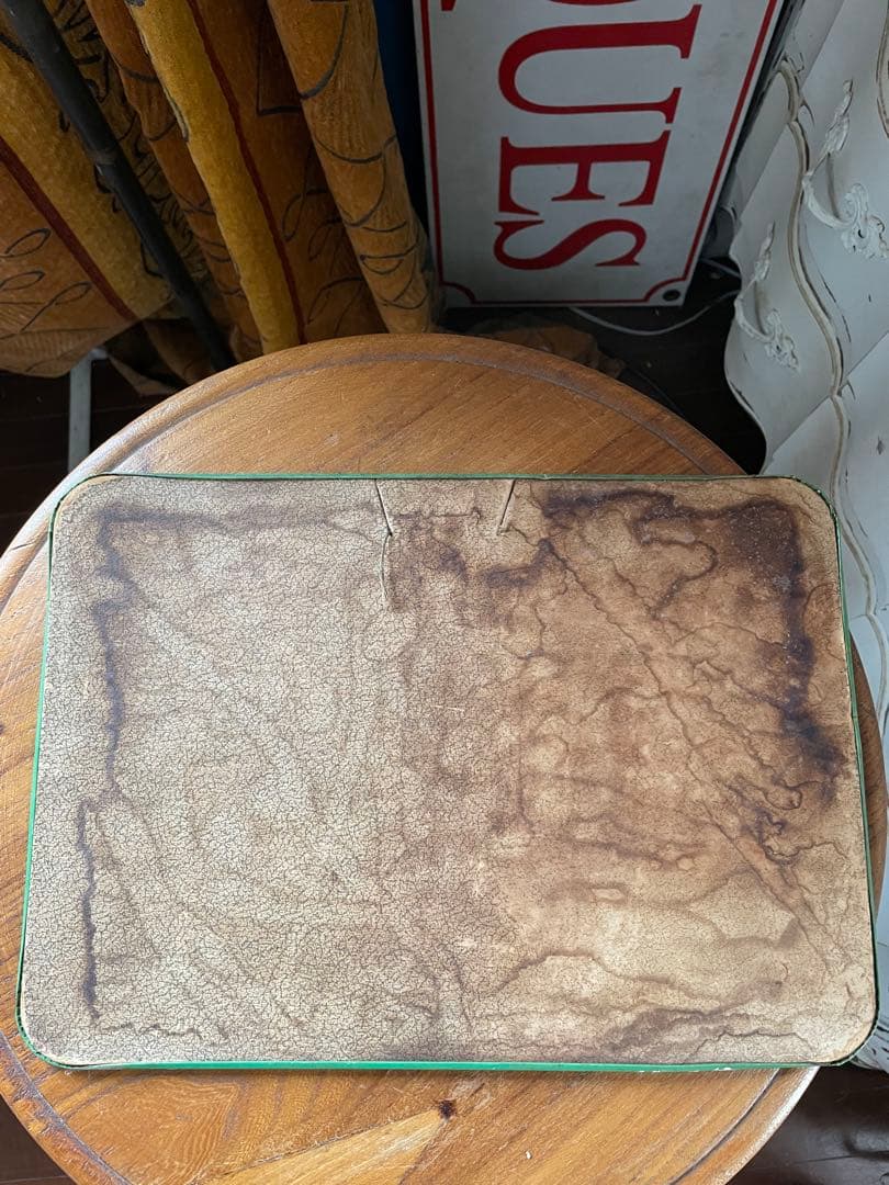 フランス　アンティーク　サイン　プレート　ビール　グリーン　パブ　バー　レア