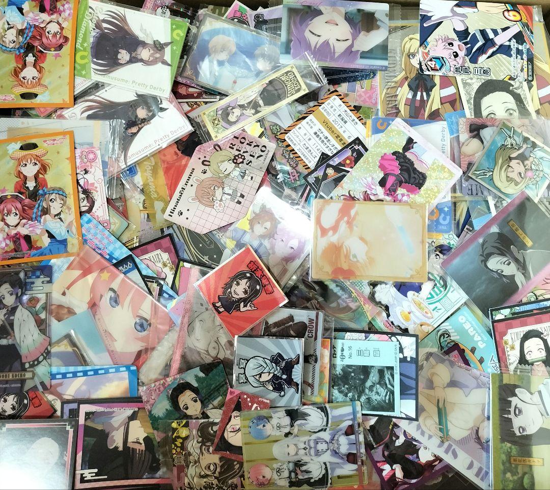 大量 まとめ売り 美少女 紙類 ポストカード ぬいぐるみ アクリルスタンド