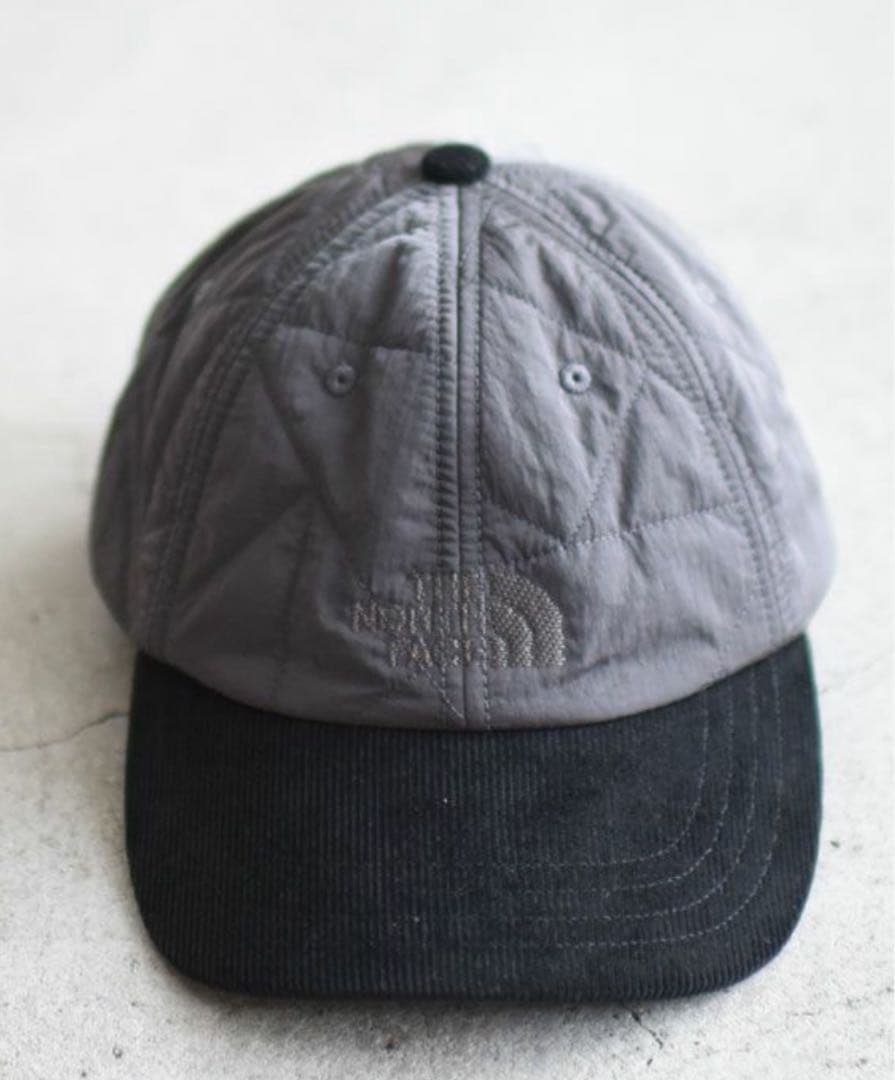 ノースフェイスパープルレーベル　キルティングキャップ