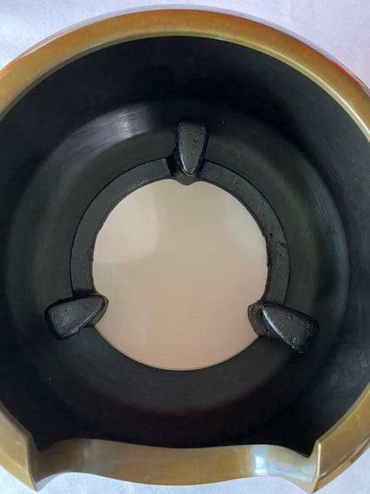 茶道具　松地紋　阿弥陀堂釜　唐銅　面取風鑪