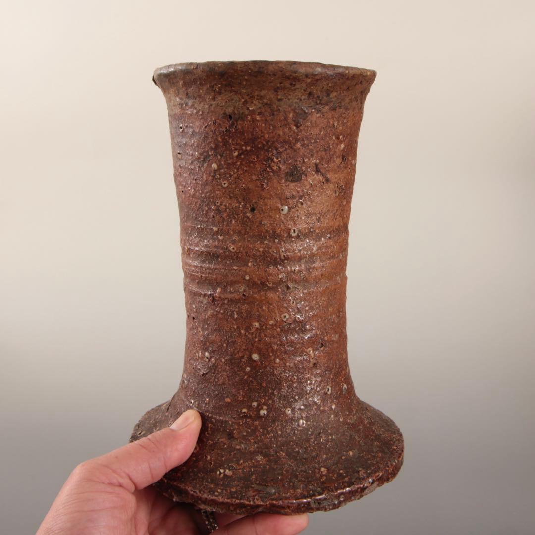 古信楽 旅枕 花入 花立 茶道具 江戸時代 古美術 古道具 アンティーク