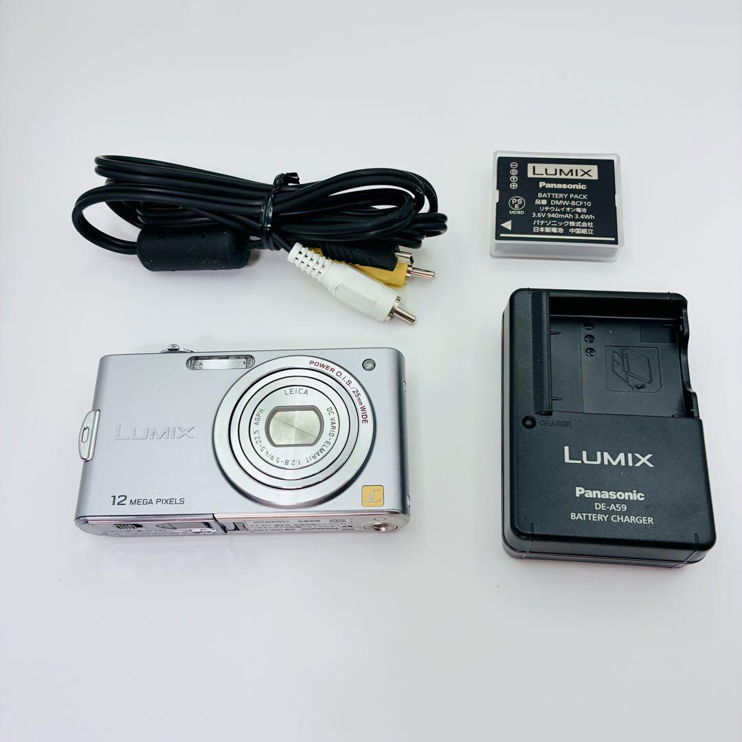 箱付き Panasonic LUMIX DMC-FX60 デジカメ シルバー