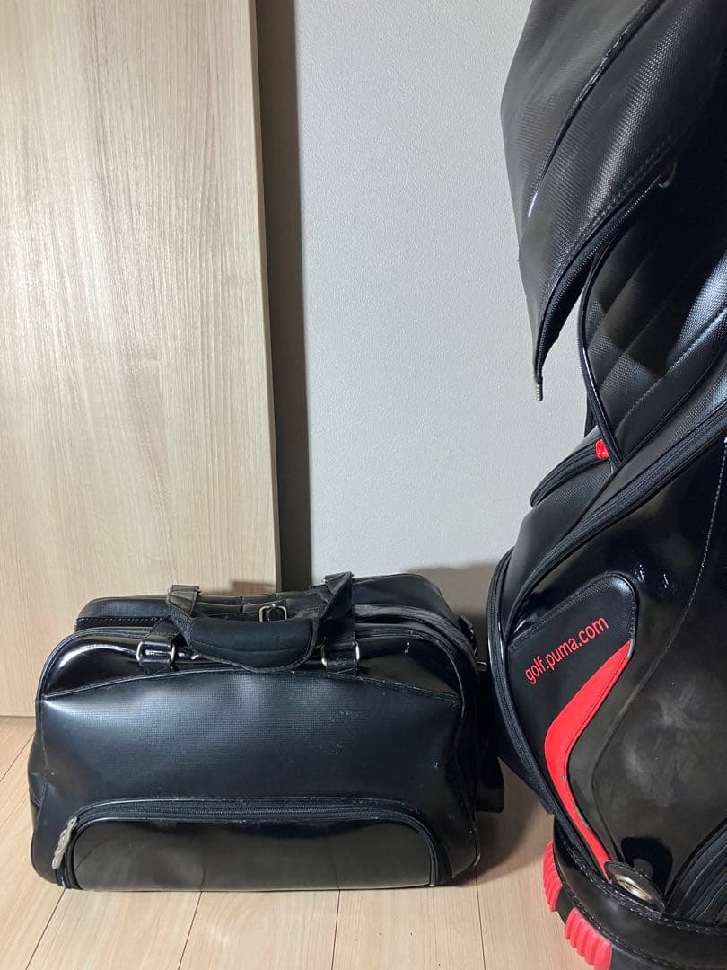 Puma キャディバッグ ブラック/レッド