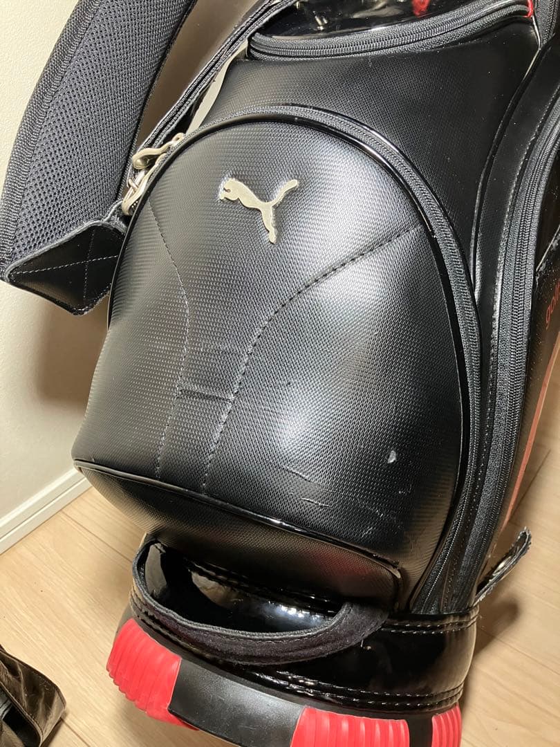 Puma キャディバッグ ブラック/レッド