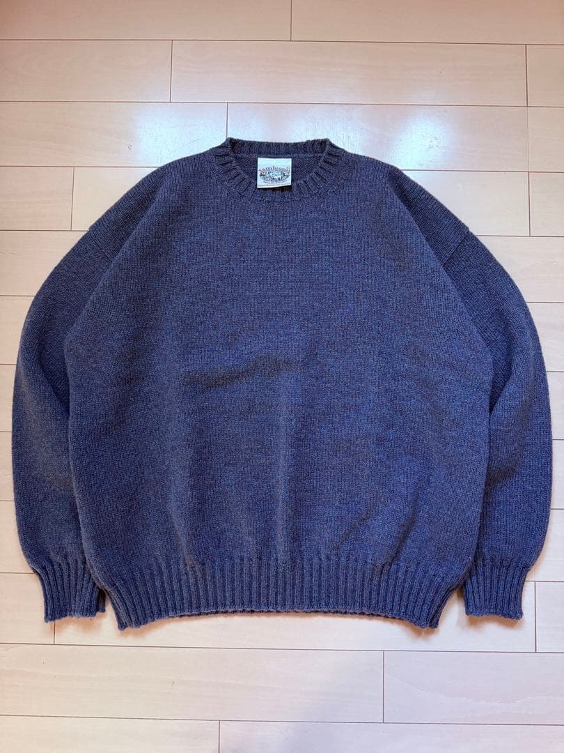 Jamieson's ウールニット ボックスシルエット 珍カラー