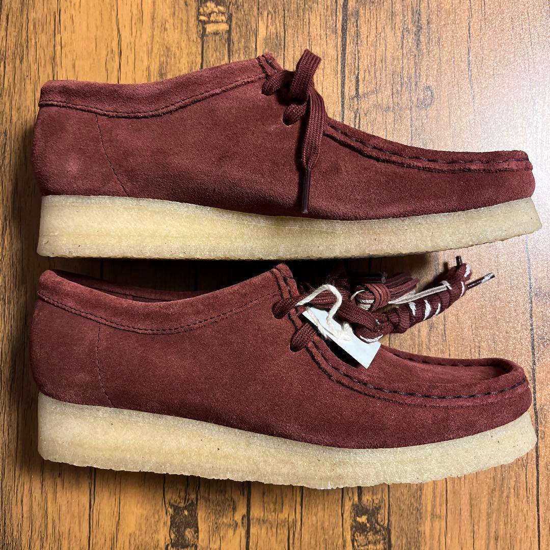 新品未使用品Clarks Originals Wallabeeブラウン 24㎝