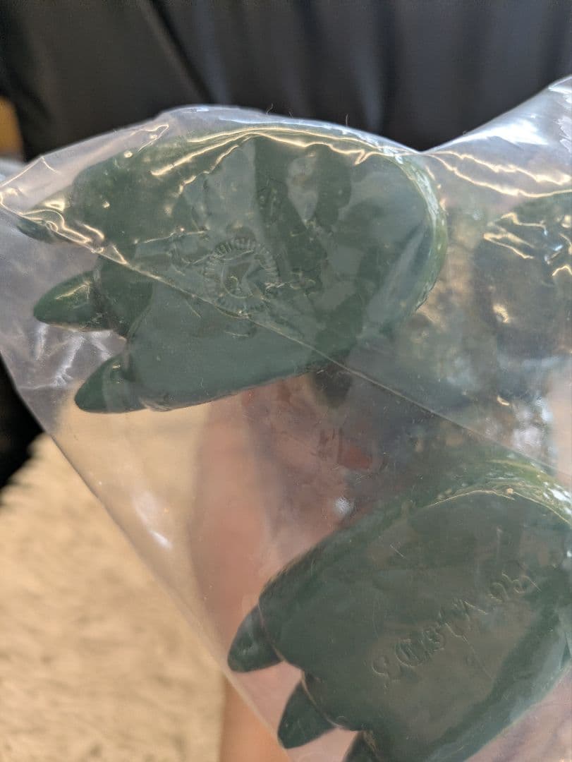 ソフビ　当時物　インディーズ　MISHKA 真頭玩具　リアルヘッド　怪獣