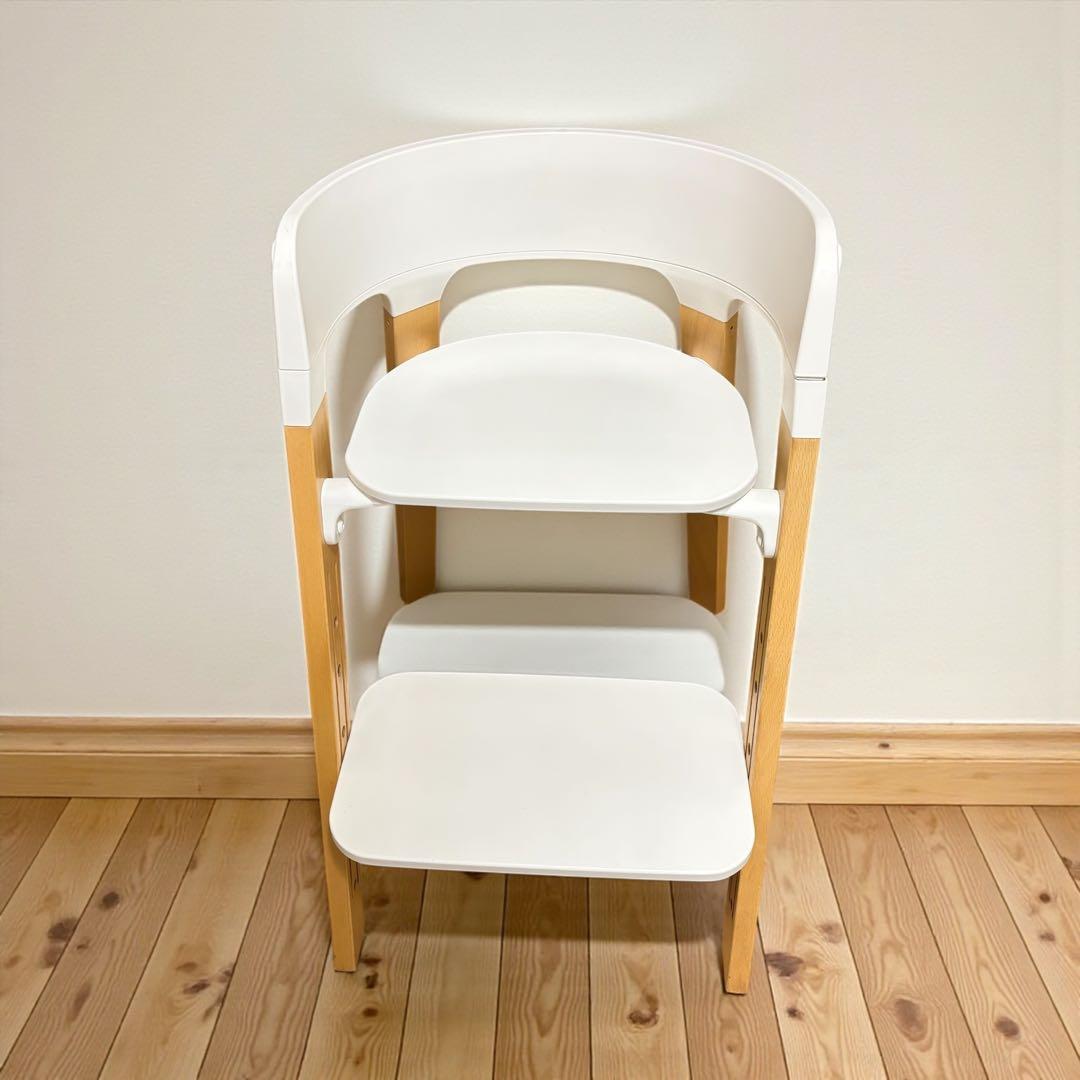 【極美品】STOKKE ステップス ベビーセット 人気 ホワイト ナチュラル