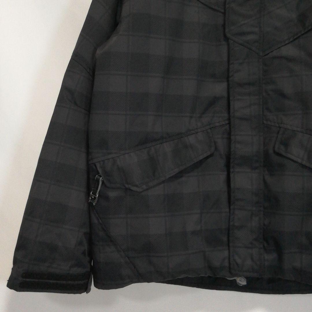 SALOMON メンズ スキーウェア ジャケット ブラック グレー M サロモン