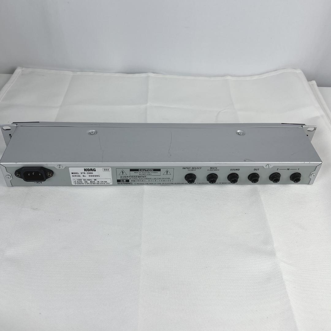 美品☘️　動作品　KORG DTR-2000 ラックマウントチューナー コルグ
