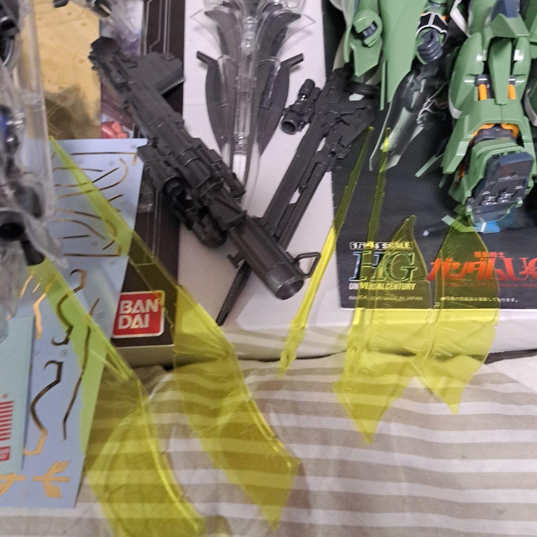 【ジャンク】MGシナンジュ　メカニカルクリア&HGクシャトリヤ　セット売り