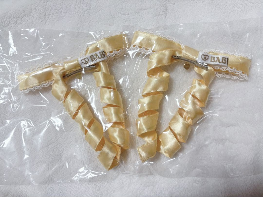 Eternal Ribbon Featheryリボンクリップ　レモン