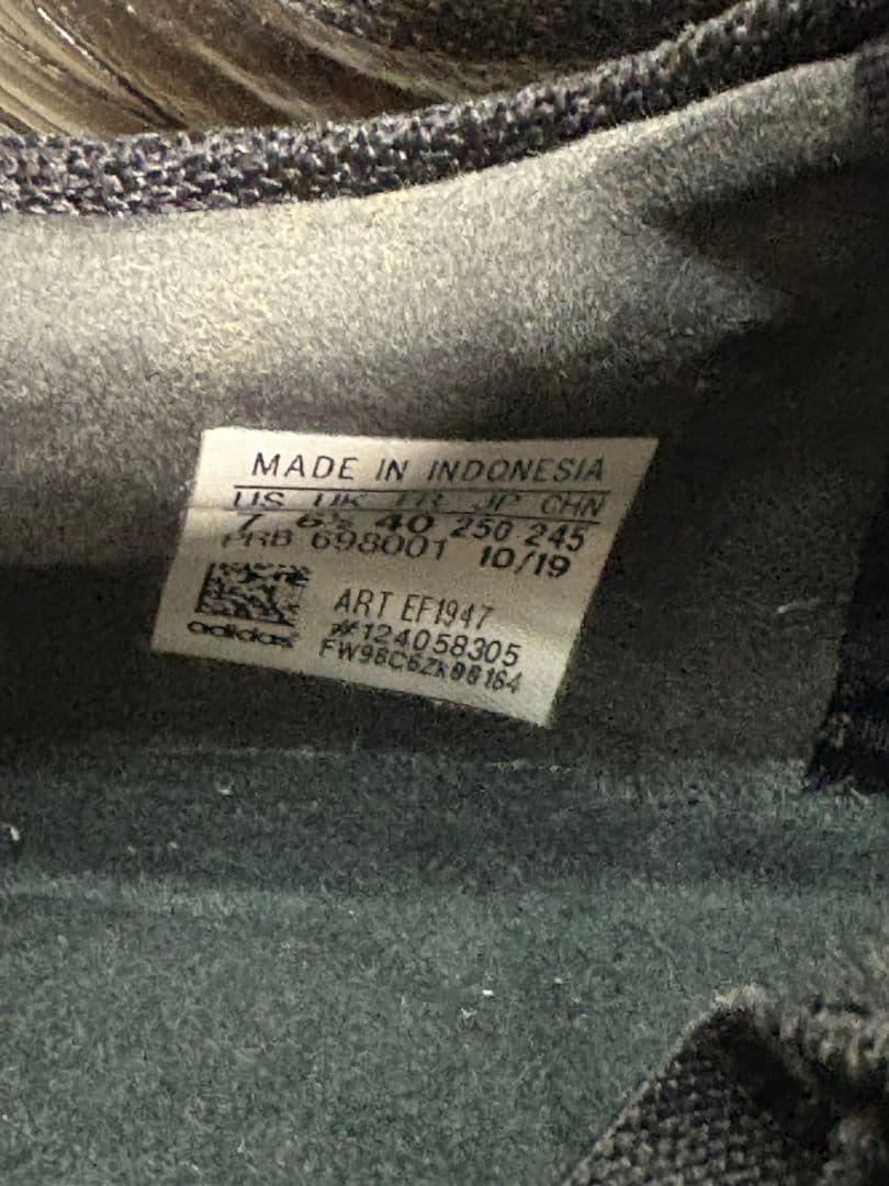 adidas サッカーシューズ コパ20.1FGブラック 25センチ